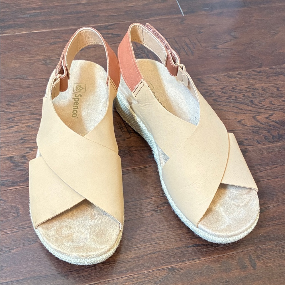 Spenco Women's Tan Espadrille Sandals